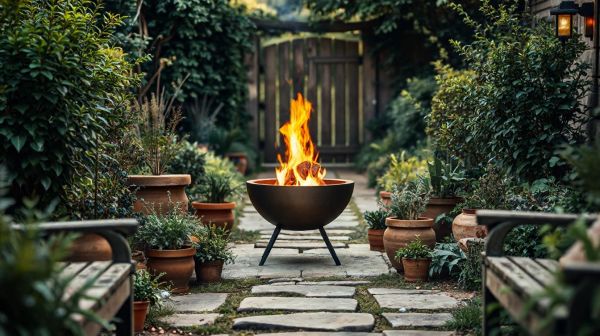Les meilleurs braseros modernes pour un jardin accueillant